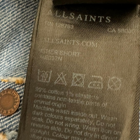 All Saints Shorts - Picture 6 of 7